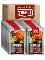 Котлета с гречкой
